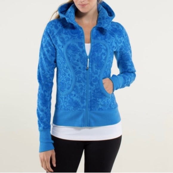 lululemon blue scuba hoodie